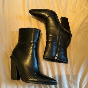 Black booties